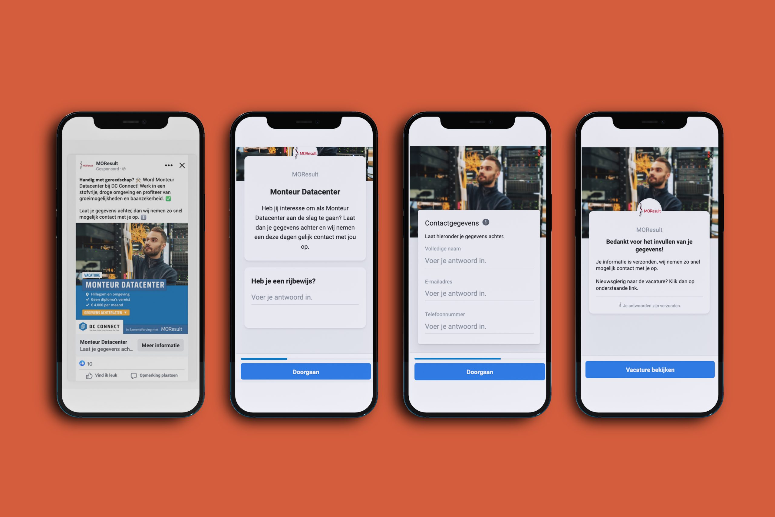 MOResult mock-up leadgeneratie