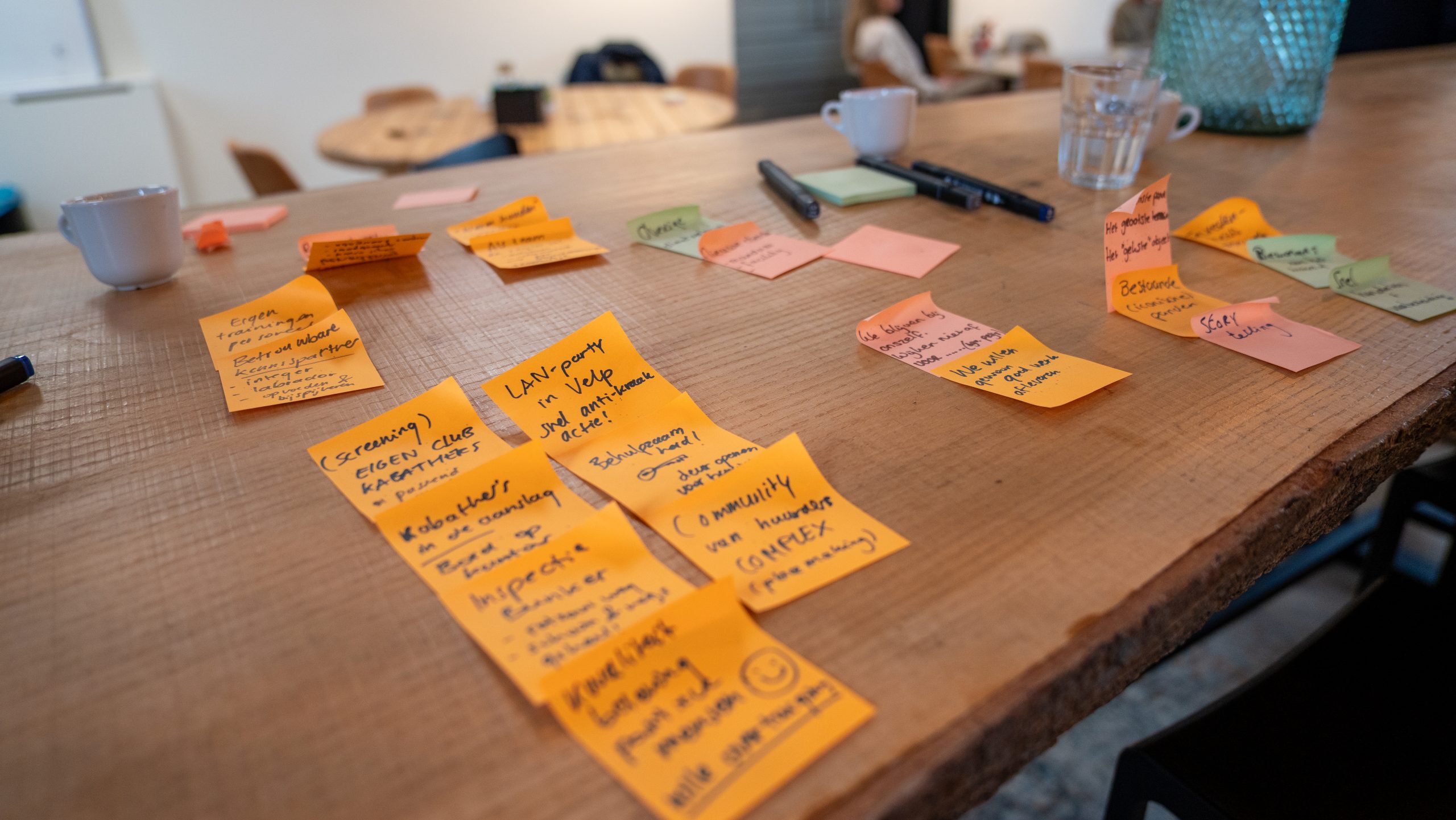 Post-it notes workshop