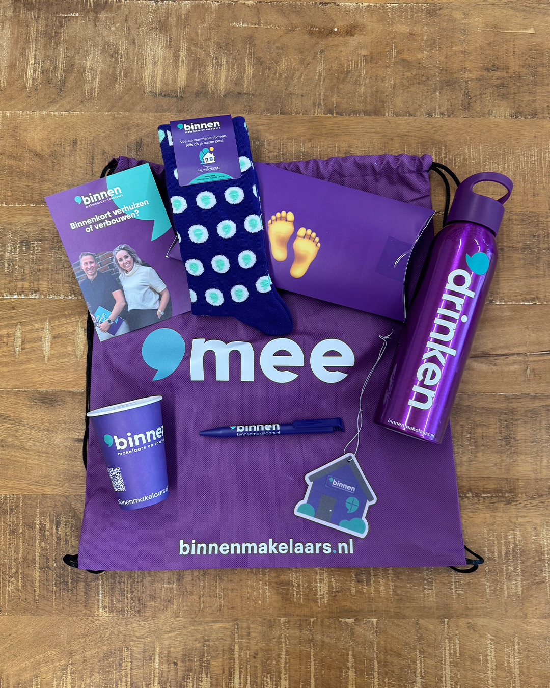 Foto's merchandise Binnen Makelaars